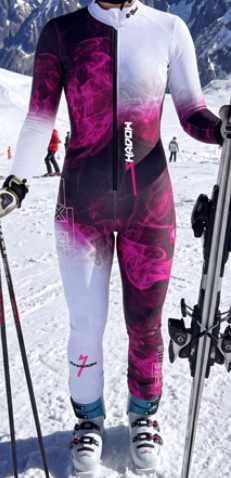 Extreme Race Suit Adult Shadow Fuschia