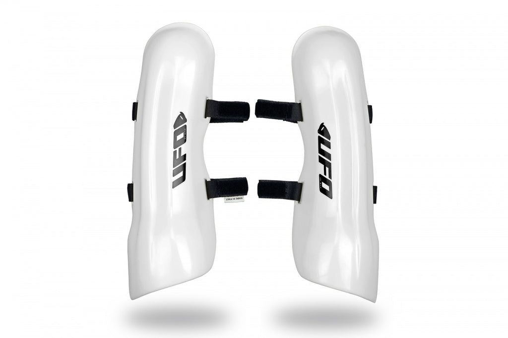 UFO Junior Shin Guards White